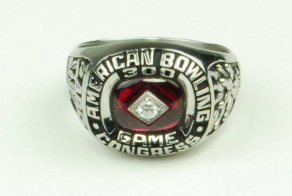 ABC 1994 Perfect Game 300 Sterling Silver Bowling Ring 